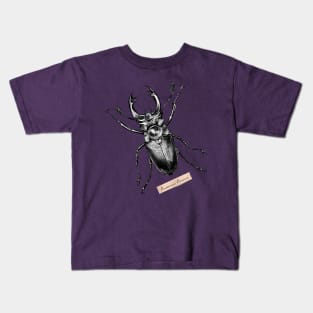 Stag Beetle - Lucanus Cervus Kids T-Shirt